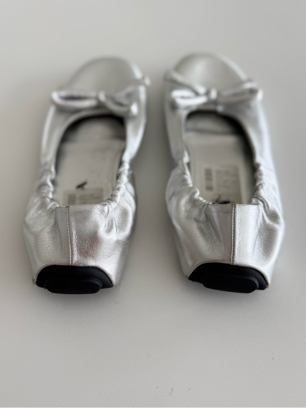 NWOT PRADA Metallic leather ballet flats - 38 - Picture 7 of 9